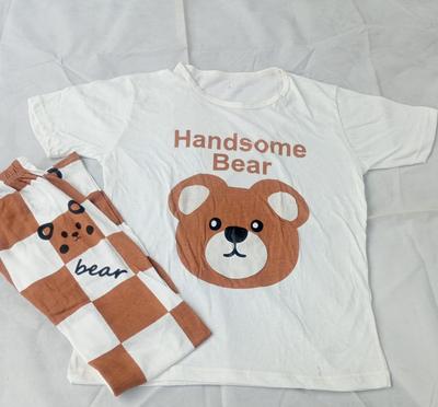 Comfortable Cotton Jersey Printed Night Suit - 2 Pcs Set