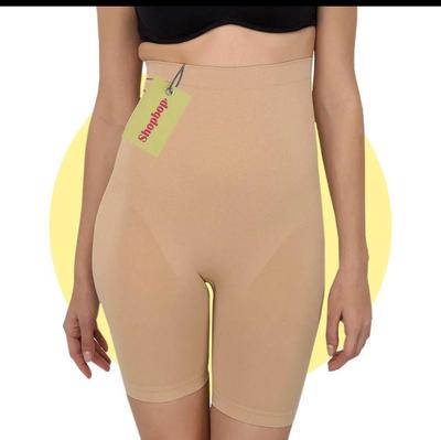 Lightweight Breathable Spandex Waist Half Body Shaper - 1 Pcs in Golden