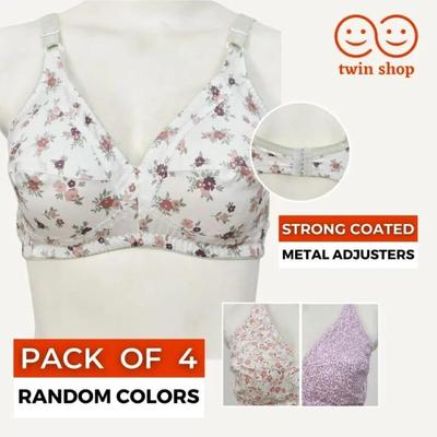 Cotton Printed Comfortable And Breathable Non-Padded Bra