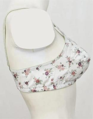 Cotton Printed Comfortable And Breathable Non-Padded Bra