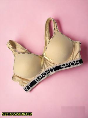 Padded Nylon Sports Bra