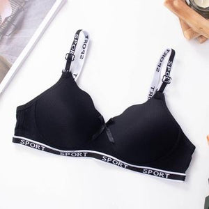 Padded Net Lace Sports Bra