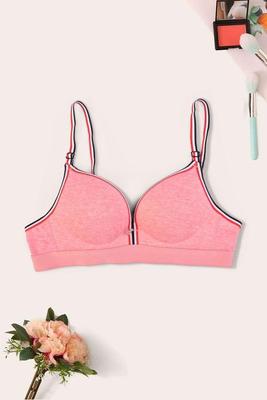 Cotton Plain Push Up Bra