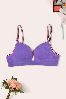 Cotton Plain Push Up Bra