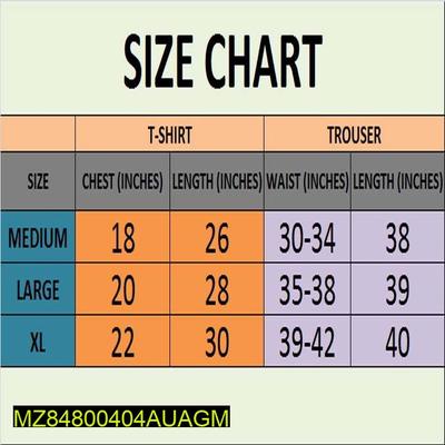 2 Pcs Women's Stitched Jersey Printed Sleepwear