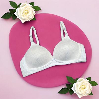 Comfortable Multicolor Padded Bra - 1 Pcs Lightweight Jersey