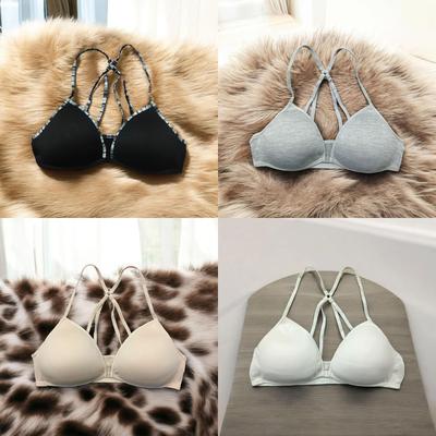 Jersey Plain Comfortable And Lightweight Front Button Bra