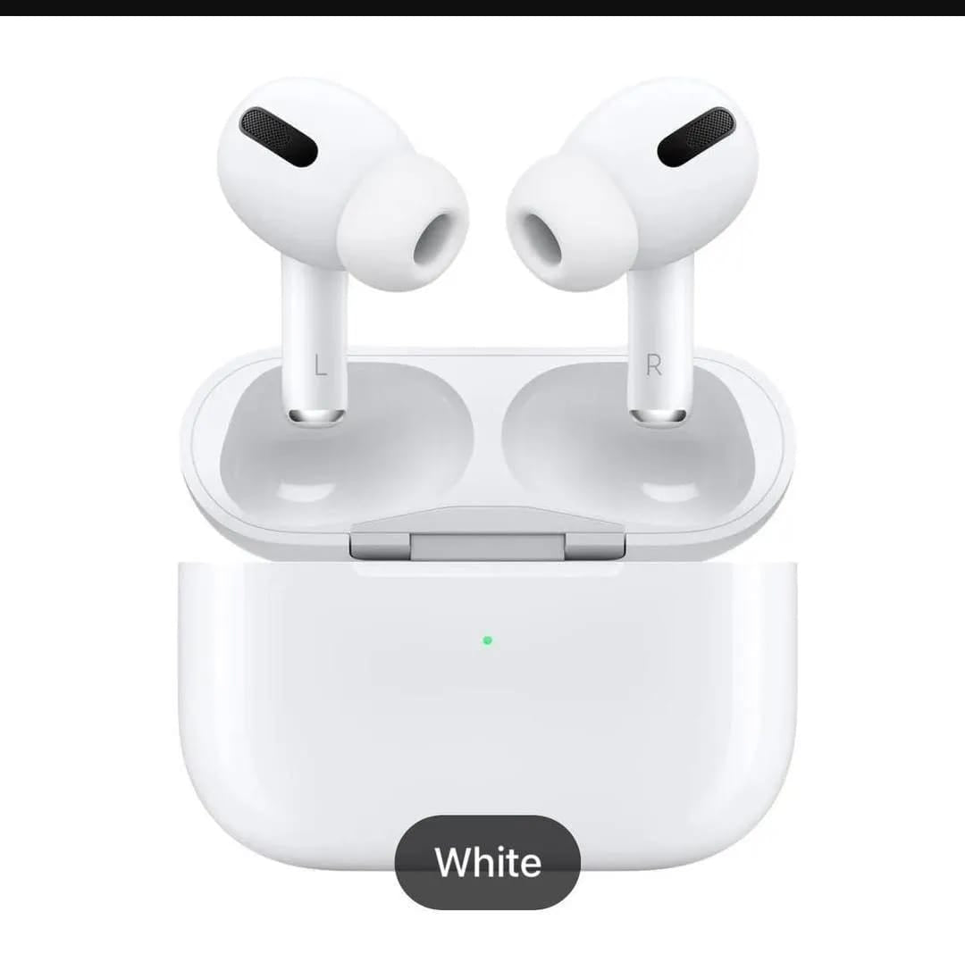 White Noise-Cancelling Earbuds with Super Bass and Long Battery Life