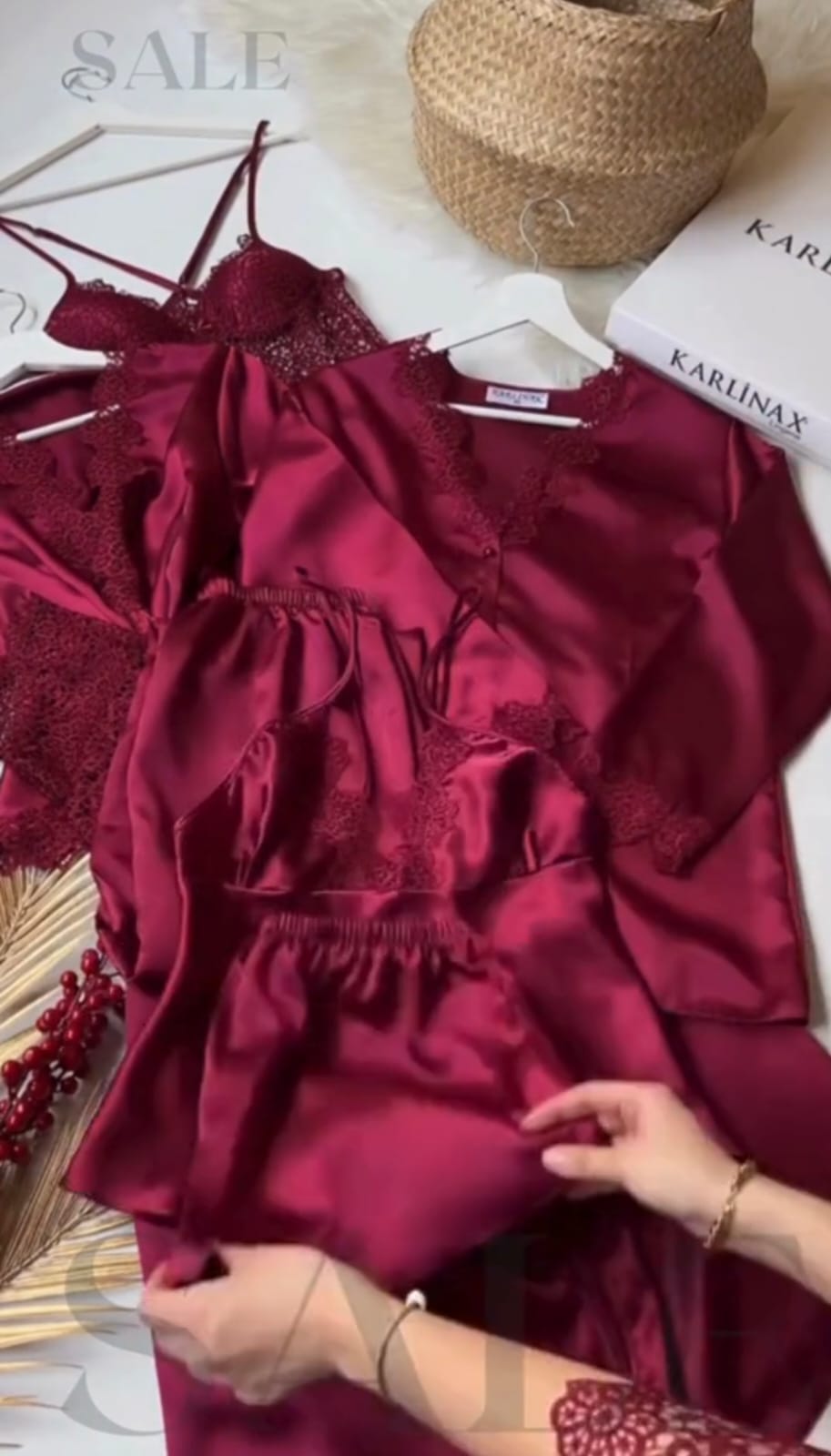 6 pcs women night suit